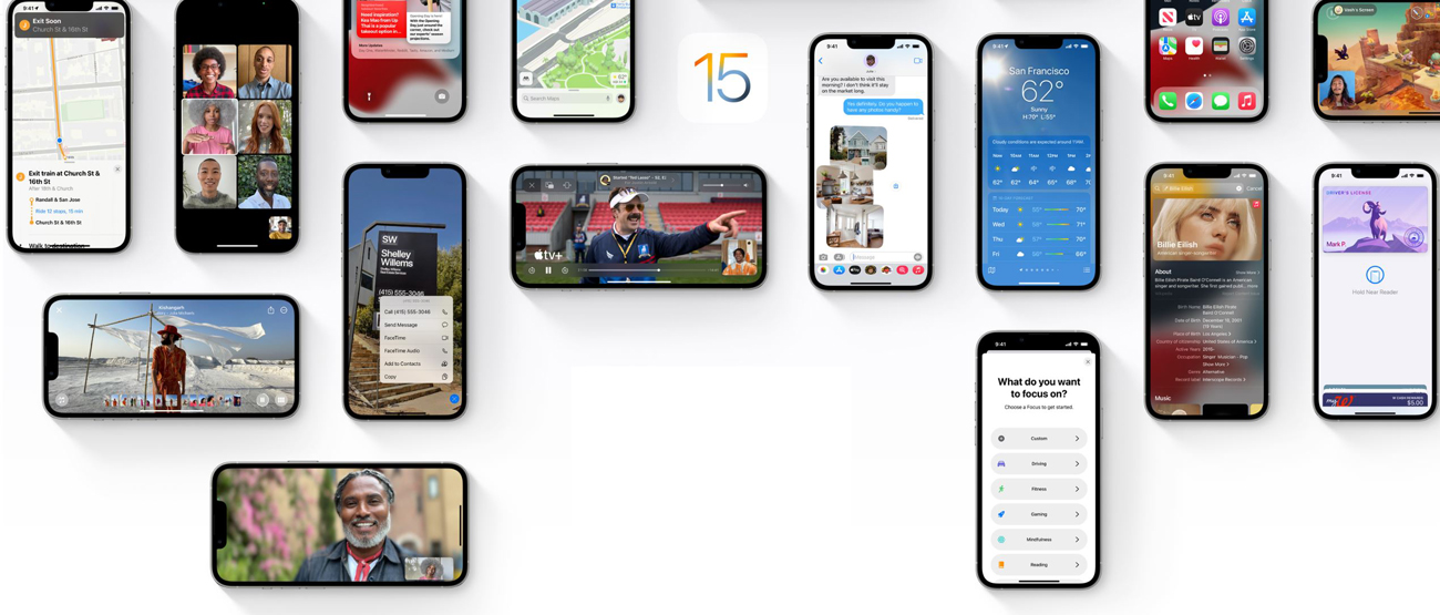 Different applications on iPhone 13 Pro